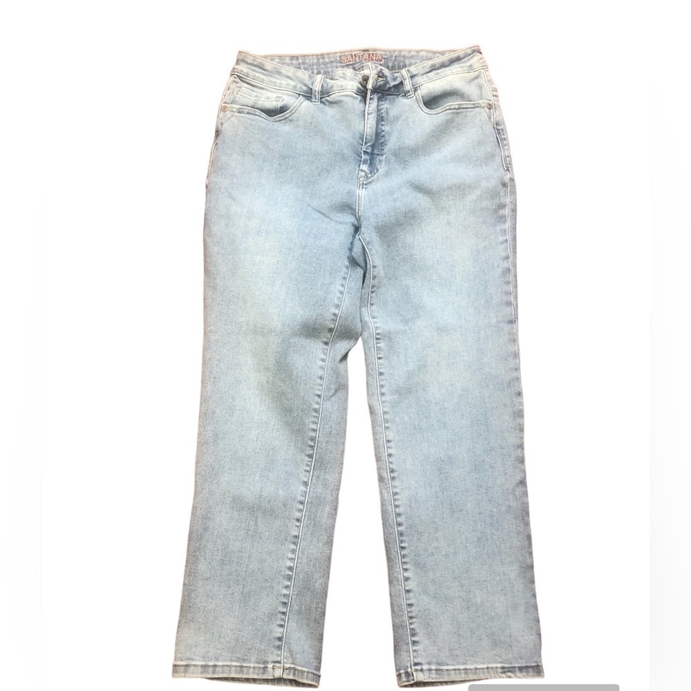 Santana Jeans High Rise Straight leg Light Wash  Size 10 Jeans